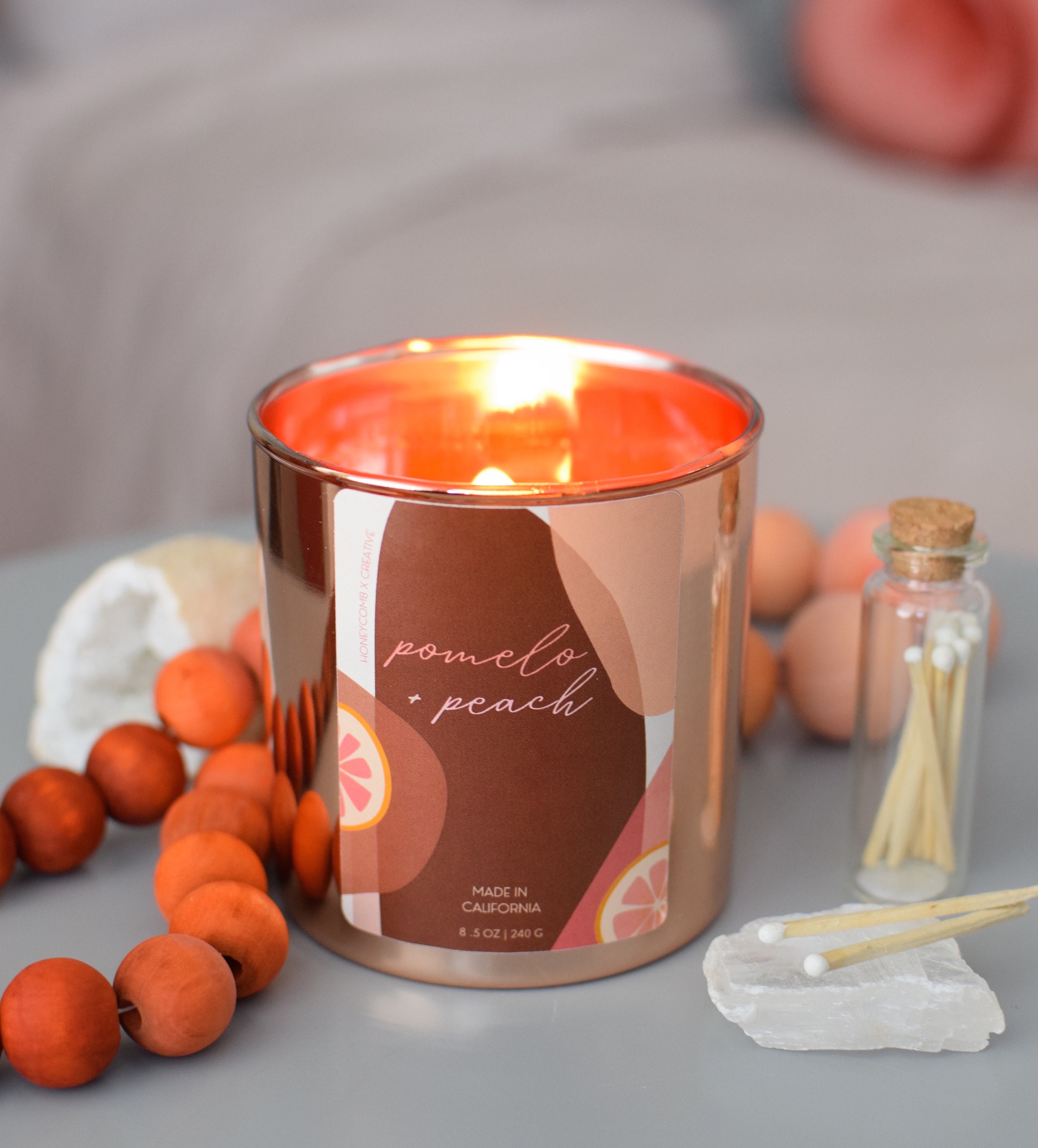 Grapefruit Scented Candle Coconut Wax Candle I really do Etsy