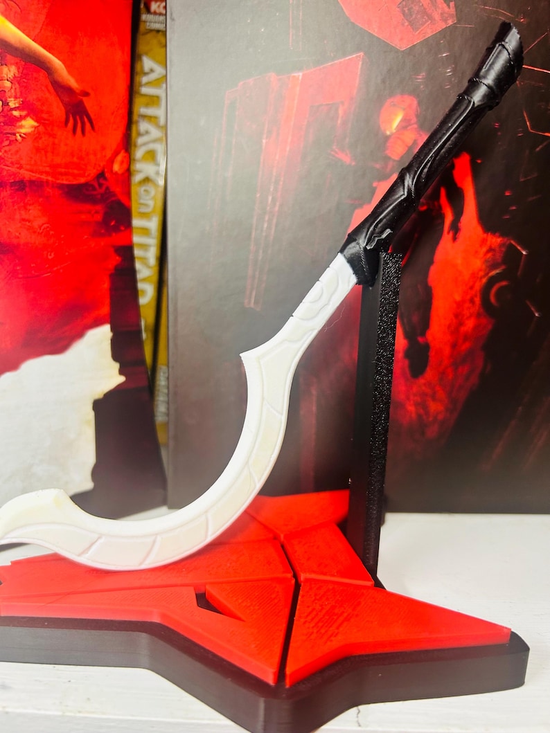 Red Rising Razor Sword Description Red Rising Darrow Razor Sword Replica | 3D Printed Sci-fi Display Stand ...