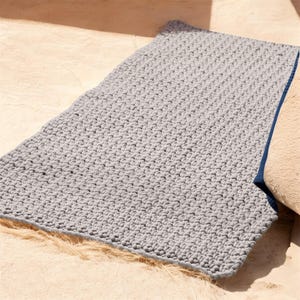 Mönster för virkad matta i PDF-format till Cozy Toesies – nybörjarvänlig badrumsmatta, digital nedladdning