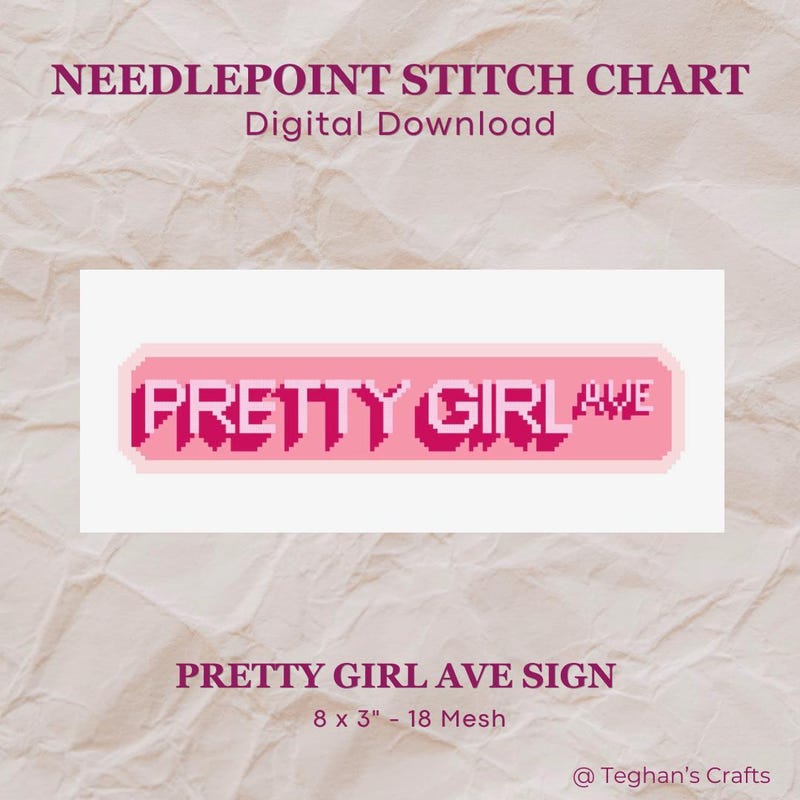 Pretty Girl Ave Sign - Etsy