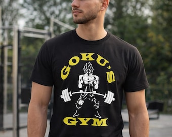 Goku Gym weightlifting shirt | Anime Saiyan workout tee