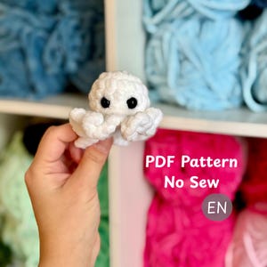 Crochet Pattern EN – Seamless Mini Octopus (Amigurumi)