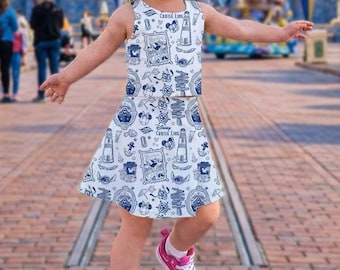 Conjunto deportivo con estampado de Mickey y sus amigos, camiseta Disney para niño, conjunto deportivo Disney, tejido deportivo