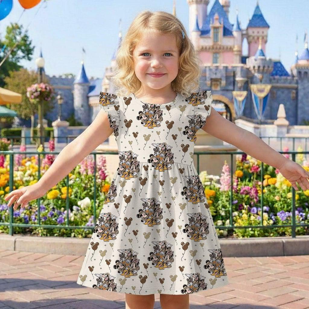 Discover Green Jungle Adventure Ruffle Dress, Safari Mickey Mouse Minnie Outfit, Animal Kingdom Zoo Costume, Wild One Birthday Trip Gift