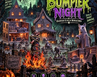 Bumpier Night Haunted Sci-Fi Horror Miniatures | 3D-utskrivbara STL-filer (Bordsrollspel)