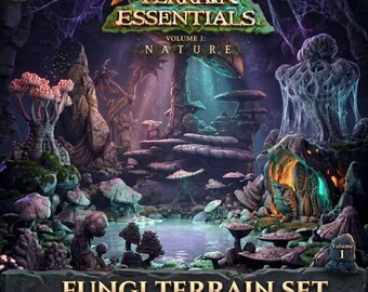 Svampterrängset | Mörk fantasy-rollspel, DnD-krigsspelslandskap (digital nedladdning)