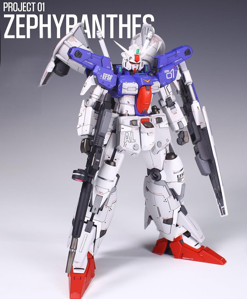 Gundam RX-78GP01 Zephyranthes Figure | 1/100 Scale | 3D Print File Model Download 3D Printing Stl image 4