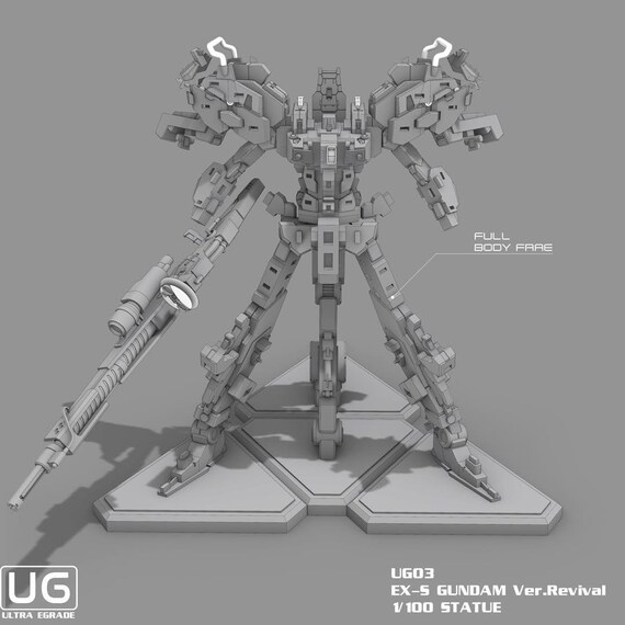 Gundam TR-6, Ex-s, Xi Figure | 1/100 Scale | 3D Print File Model