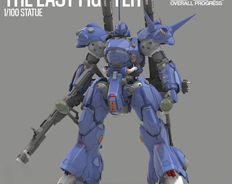 Gundam MS-18E Kämpfer Figure | 1/100 Scale | 3D Print File Model Download 3D Printing Stl