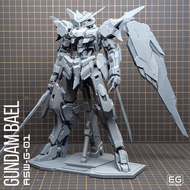 Gundam Bael Figure | 1/100 Scale | 3D Print File Model Download 3D Printing Stl Bild 5