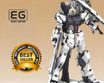 Gundam RX-93 NU Gundam Figur | 1/100 Maßstab | 3D Druckdatei Modell Download 3D Druck Stl