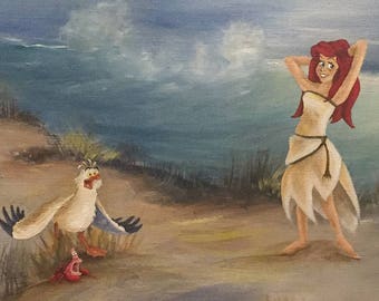 Mermaid Parody Painting Print