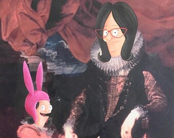 Impresión parodia de Bob's Burgers, 'Si las miradas pudieran hacer col rizada' Arte alterado