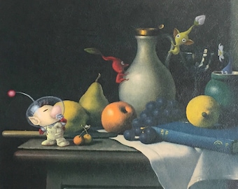 Pikmin Parody Painting Print