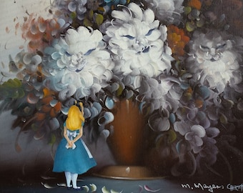 Alice in Wonderland Parody Painting Print