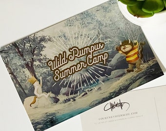 Wild Things Postcard
