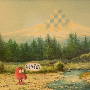 Qbert Parody Painting Print