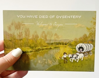 Carte postale Oregon Trail