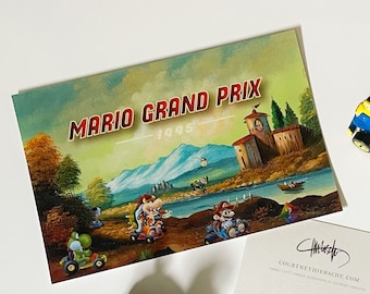 Mario Kart Postcard