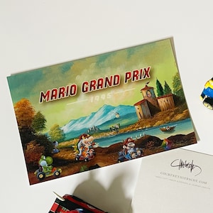 Carte postale Mario Kart