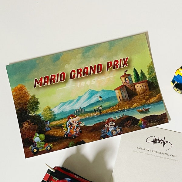 Mario Kart Postcard
