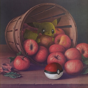 Pikachu Parody Painting Print