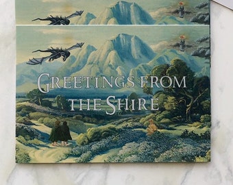 Hobbit Parody Postcard - Greetings from the Shire