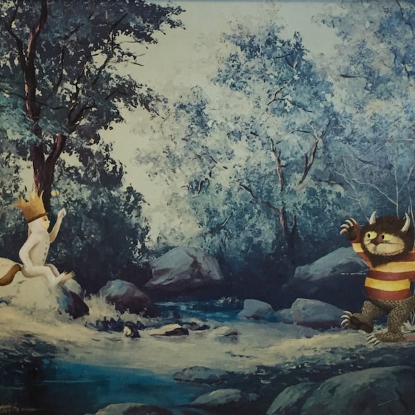 Where The Wild Things Are Parody Painting Print