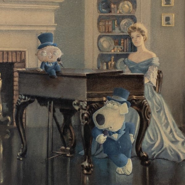 Family Guy Painting Etsy