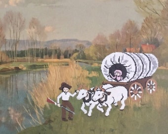 Oregon Trail Game Parody Painting Print