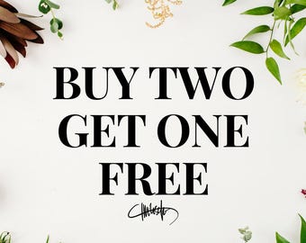 Buy Two Get One Free