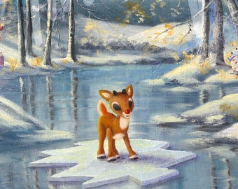 Rudolph Parody Painting Print