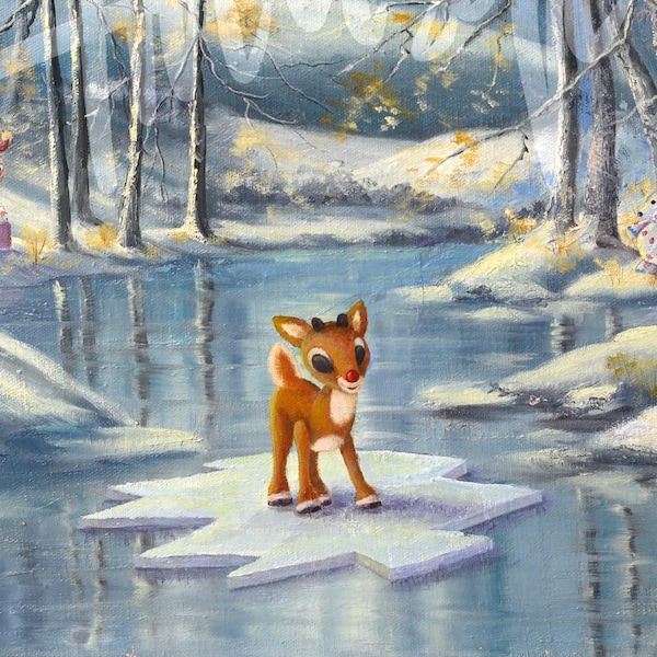 Rudolph Parody Painting Print