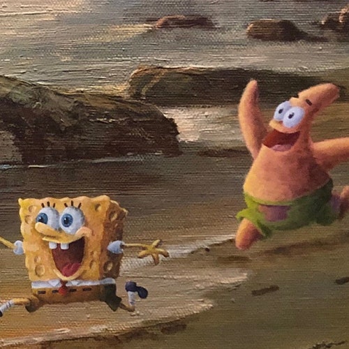 Board Game Parody Painting Print Etsy