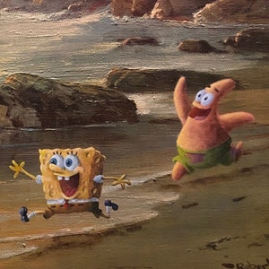 Spongebob Parody Painting Print image 1