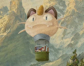 Team Rocket Parody Painting Print