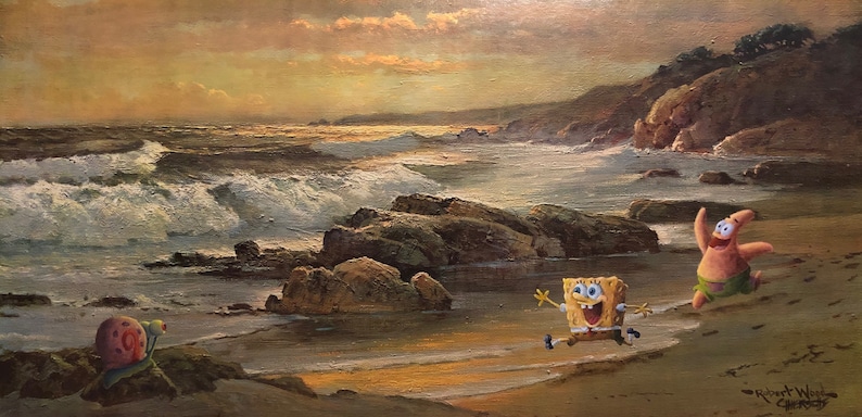 Spongebob Parody Painting Print image 1
