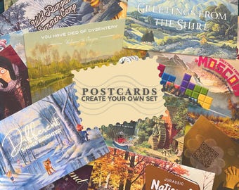 Postcard Set - Choose Your Own or Mystery Pack