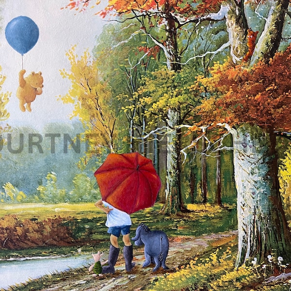 Pooh Parody Painting Print