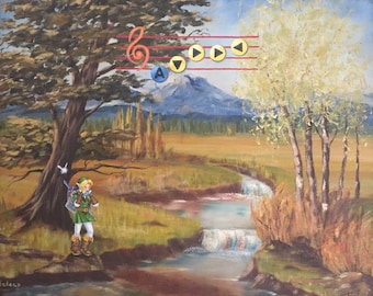 Zelda Parody Painting Print