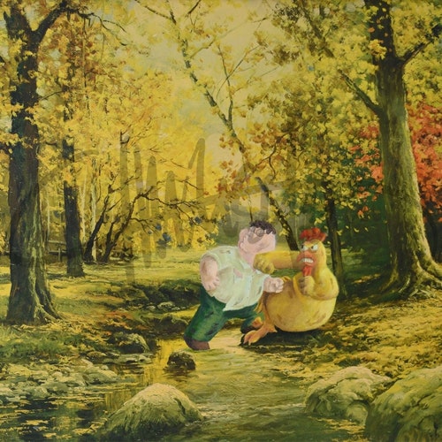 Team Rocket Parody Painting Print Etsy