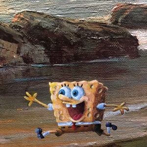 Spongebob Parody Painting Print image 2