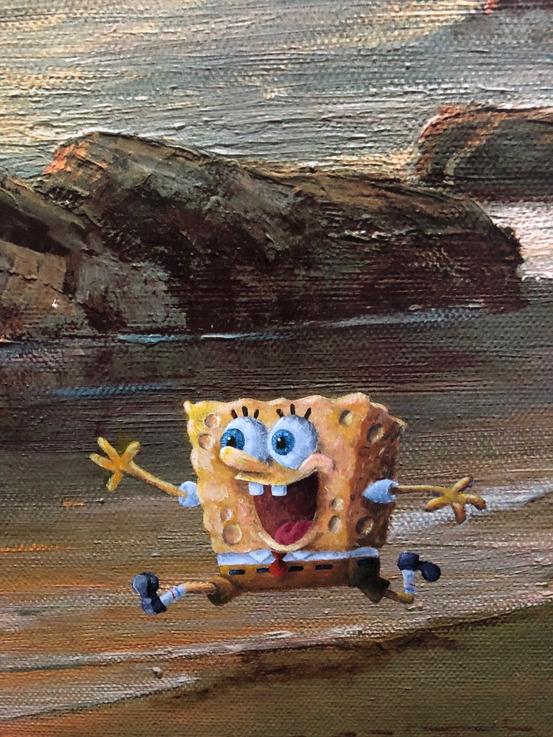 Spongebob Parody Painting Print image 2