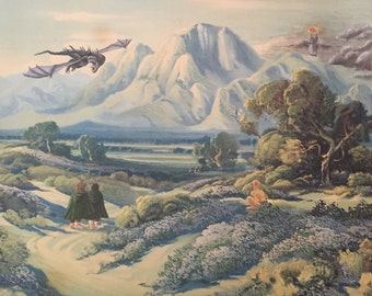 Lord of the Rings Parody Painting Print