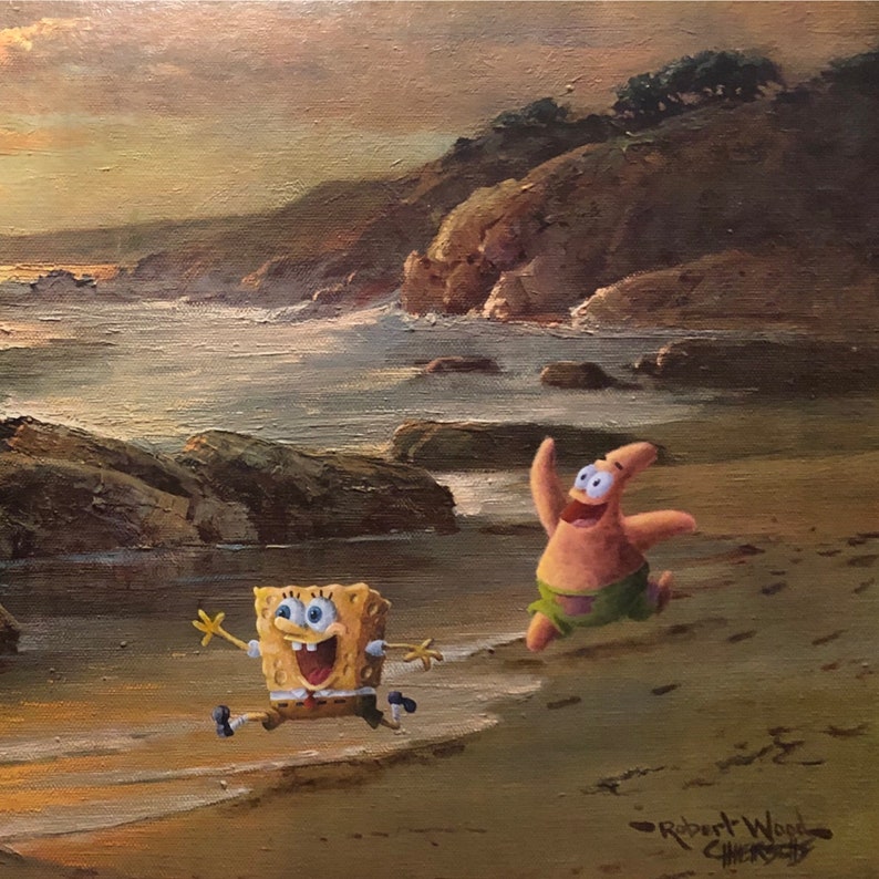 Spongebob Parody Painting Print image 4