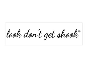 Matte Vinyl Bumper Sticker, Weatherproof UV Laminated Car Decal