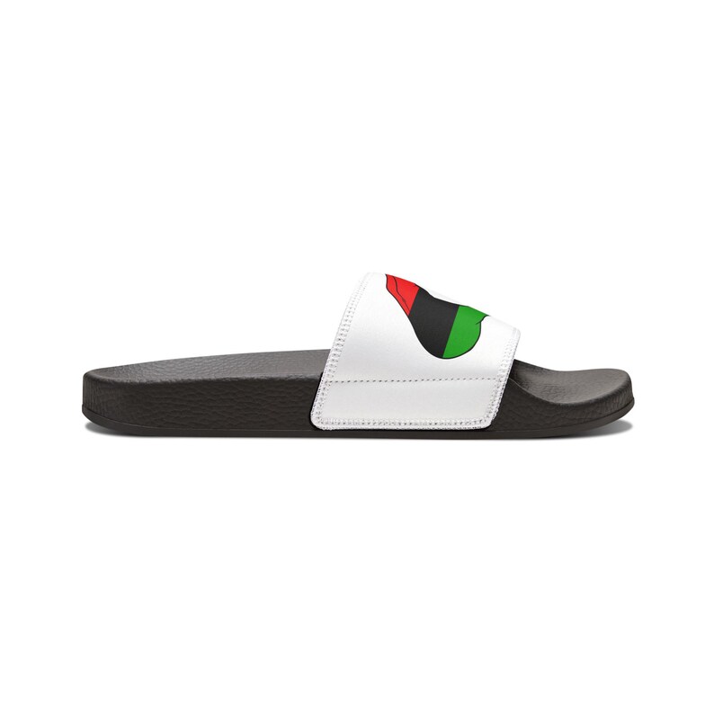 Women Flip Flop Slides, Juneteenth Heart to Hand Design, Comfortable Removable Strap Sandals image 5