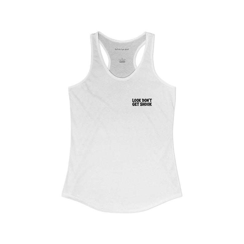 Racerback Tank Top, Featuring Circular Back Design image 2