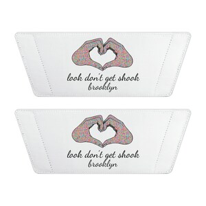 Brooklyn Women Theme Slides, Hand to Heart Design with Removable Straps image 5