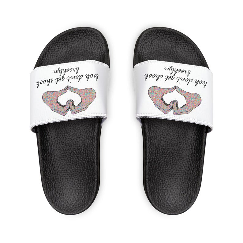 Brooklyn Women Theme Slides, Hand to Heart Design with Removable Straps image 13